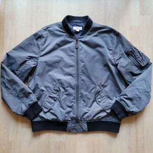 Men's Gray Bomber Jacket